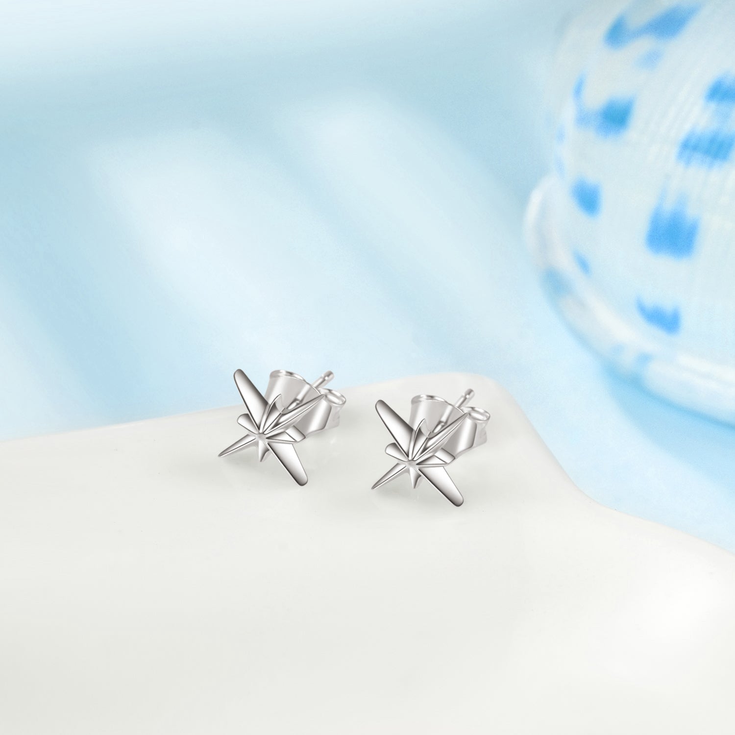 Birthday Party Lovely Stud Cute Earrings Design 925 Sterling Silver