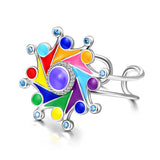 Adjustable Size Rings Enamel Colorful Round Wholesale Rings Design