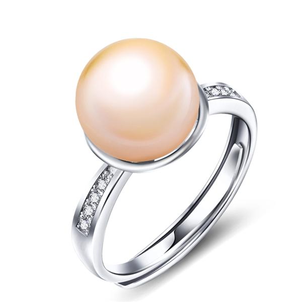 Simple Pearl Ring 2024 | favors.com