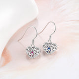 Love Cage Earrings Beautiful Ball Cage Pendant Earrings Silver Design