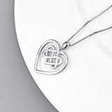 China Factory necklace wholesale small sterling wire love heart pendant necklace