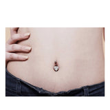 925 Sterling Silver Belly Button Rings For Women Girl Navel Rings CZ Body Piercing