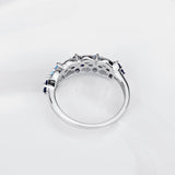 Flower CZ Ring Handmade High Quality 925 Sterling Silver Jewelry