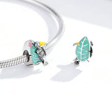 925 Sterling Silver Summer  Toucan Charm  Fine Jewelry For Women