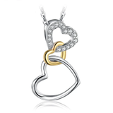 Heart 925 Silver Pendant Necklace 