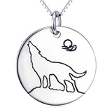 Animal Wolf Necklace Wholesale 925 Sterling Silver Gifts For Woman And Man