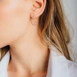 Love Geometric Ear Hook Earrings Wholesale Jewelry Cat Tail Earrings
