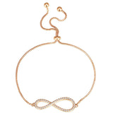 14K Gold Plated Star Celestial Bracelet Infinity Endless Love Symbol Charm Adjustable Bracelet Gift For Women Girls