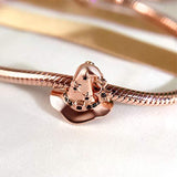 Magic Witch Hat Charm  Rose Gold Plated with Black Cz 925 Sterling Silver Magical Powers Charms Fit Bracelets  Halloween Charm Gift for Kids