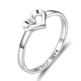  love shape ring