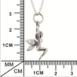 Fairy necklace with wings wholesale design silver jewelry necklace