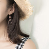 Infinity Earrings Best Selling Rose Golding Plating Small Moq Earrings