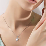 Turtle Necklace Ocean Animal High Quality Cubic Zirconia Silver Jewelry