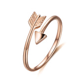 18K Gold Cupid's Arrow Opening Ring Couple Ring Female Valentine's Day Gift