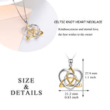Celtic Knot Gold And Silver Necklace Manufacturing Production Necklace