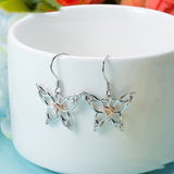925 sterling silver earrings lovely hollow butterfly drop earrings original diy fashion jewelry making for women gift