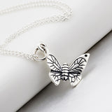 Three-dimensional butterfly necklace small and exquisite necklace