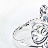 Animal Butterfly Ring Factory 925 Sterling Silver Ring Size Infinity Wedding Ring