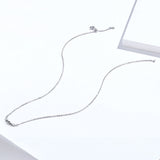 925 Sterling Silver Beautiful Wings Chain Necklace Fashion Jewelry For Women