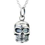 Skull Necklace Wholesale Man Halloween Festival Silver Necklace