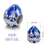 Christmas Charms Gifts Easter Egg 925 Sterling Silver Bead Charms, Best Easter Day Gifts for Her