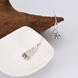 Online Selling Popular Fashion Latest Silver Wire Line Jewelry Drop Earring