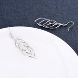 Classic Linear Loops Design Twist Wave Earrings For Bride Design