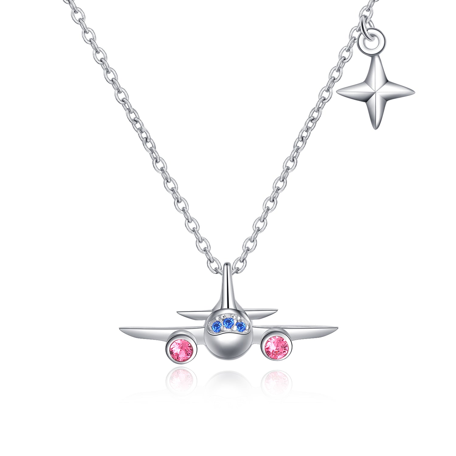 Wholesale Product Jewelry Plane shape Latest Children Necklace Designs for women