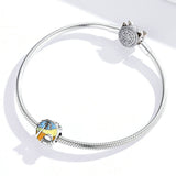 925 Sterling Silver Summer Beach Colorful Beads Precious Jewelry For Bracelet