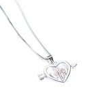 Fashion New Valentine'S Day Gifts The Signal Of The Heart 925 Sterling Silver