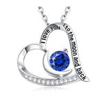 Blue Sapphire September Birthstone Necklace