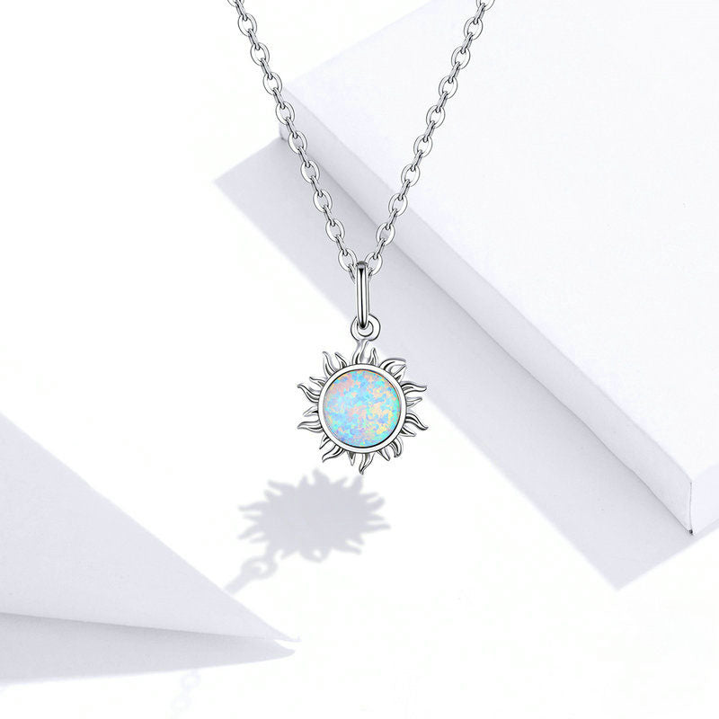 JEWELEXECESS Diamond Sun Necklace for Women – .925 Sterling Silver Sun  Pendant Necklace – Genuine White Diamond Jewelry – Sun Charm Birthday Gifts  - Walmart.com