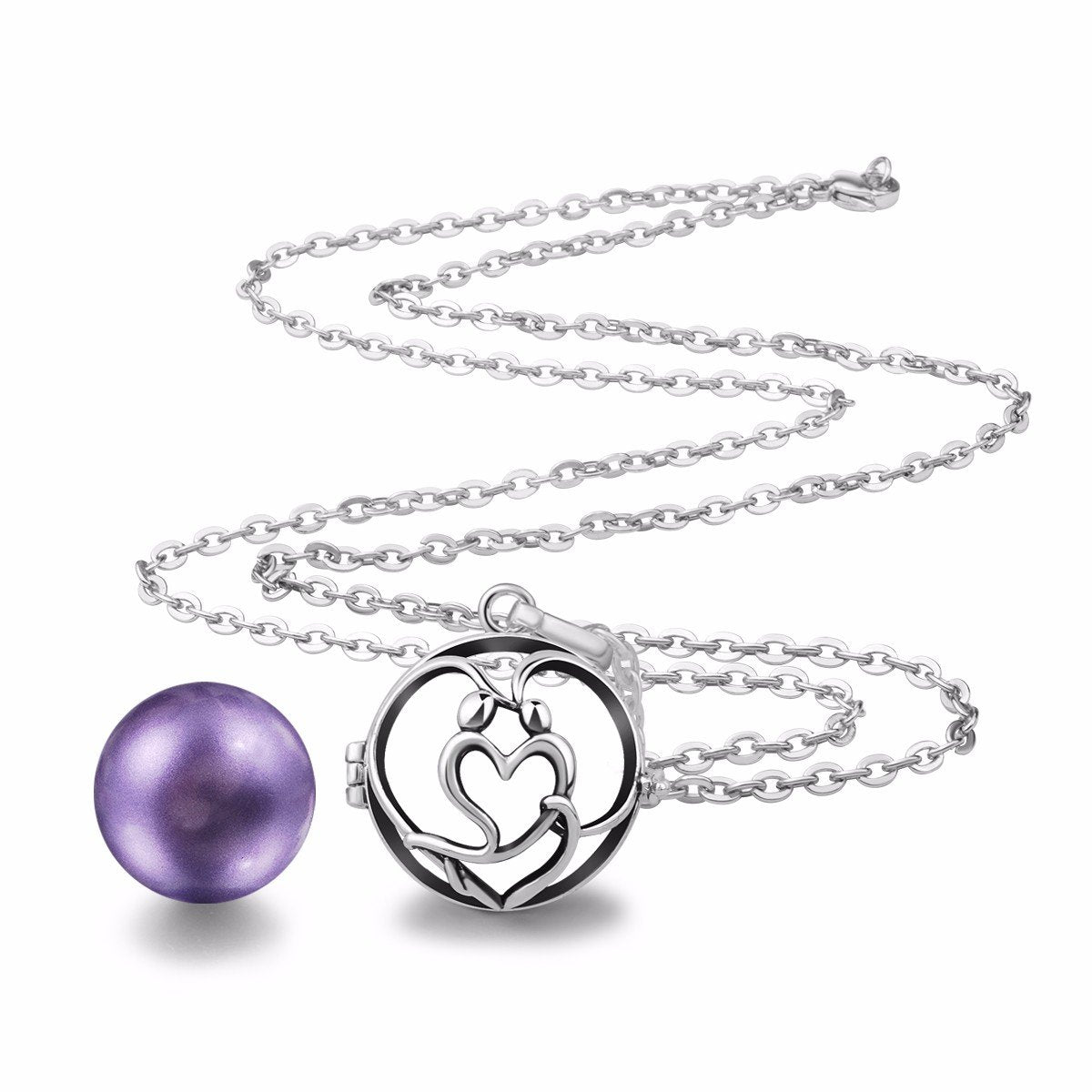 Love And Harmony Ring To Help Relax And Soothing Wishing Bola Ball Necklace