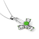 Rotating Pendant Necklace Design 925 Silver New Hot Sale Necklace