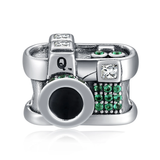 Vintage Camera 925 Sterling Silver Beads Charms