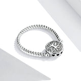 925 Sterling Silver Tree of Life Rings Precious Jewelry For Women