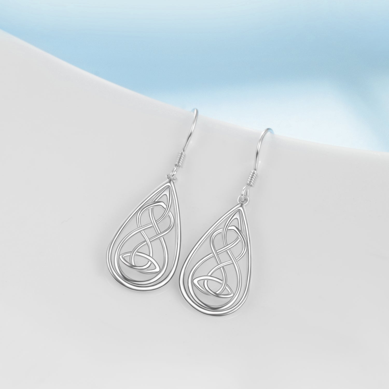 Celtic Knot Dangle Drop Earrings Good Quality Jewelry Design Women
