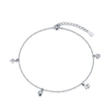  silver fashion silver anklet bracelet