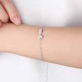 S925 Sterling Silver Drop Shape Bracelet Fashion Jewellery