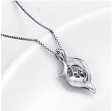 S925 Sterling Silver Creative Love Diamond Necklace Fashion Personality Pendant Jewelry