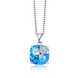 S925 Sterling Silver Austrian Crystal Necklace Pendant Wholesale