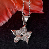 S925 Sterling Silver Starlight Zircon Pendant Necklace Fashion Jewelry Wholesale