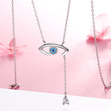Silver Evil Eye Necklace Wholesale Pendant 