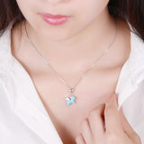 S925 sterling silver  Epoxy  unicorn necklace pendant Korean jewelry wholesale