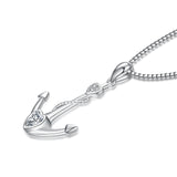 Proficient Silver Jewelry Necklace Wholesale Anchor Ocean Necklace
