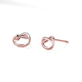 Women Wedding Wholesale Small Heart Loving Fine Wire Line Earrings