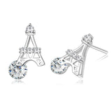 Diamond Paris Tower earring