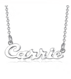 Carrie Name Necklace Pendant Letters Necklaces
