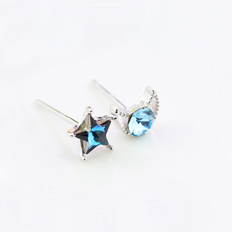 Blue Moonstone Small and Simple Silver Post Earrings – Adorn Jewelry and  Accessories