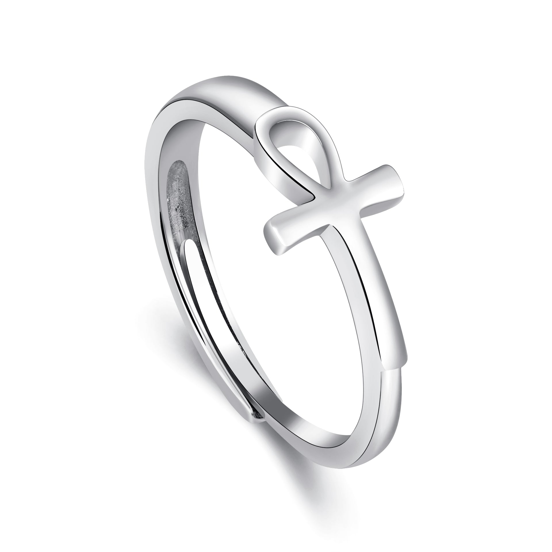 Cross Engagement Ring Women Fashion Design Christmas Ring